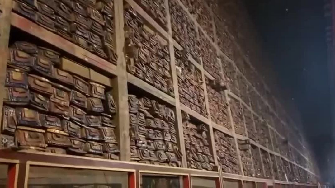 ⁣Ancient library of Tibet⁠⁠.