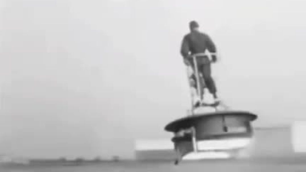 ⁣The video shows archival footage of an aircraft from the past.