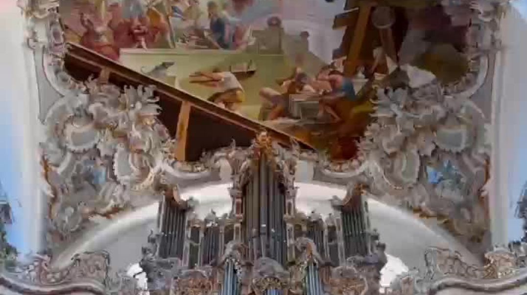 ⁣Organ of Steingaden Abbey. Bavaria.
